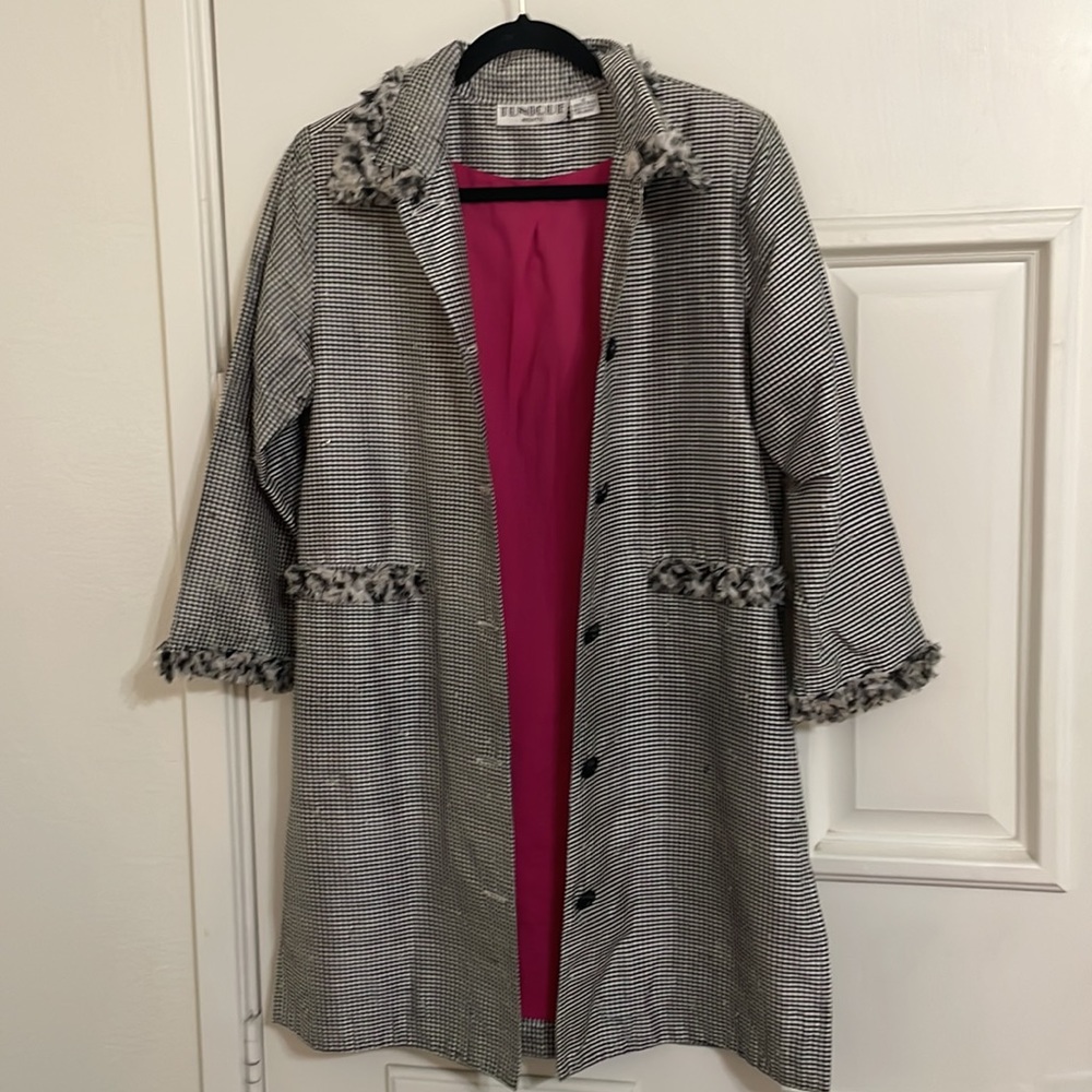 Silk Theater Coat .Jacket  Sz M